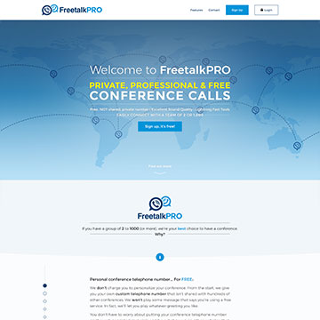 image of website design for conference app by oasa solutions